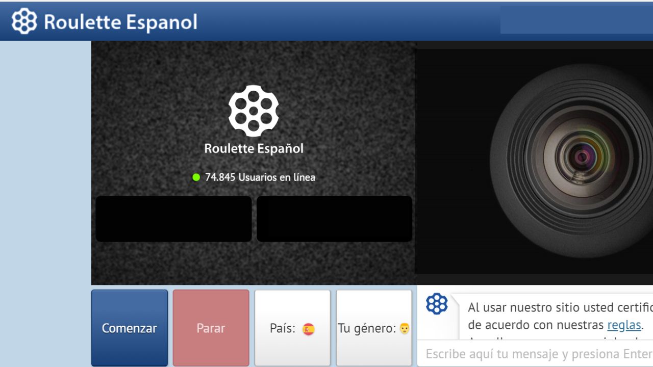 Chatroulette spanish